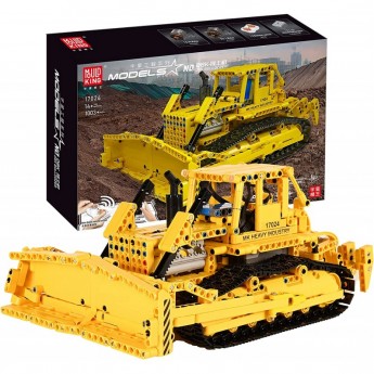 Конструктор MOULD KING 17024 БУЛЬДОЗЕР CATERPILLAR D8K с ДУ