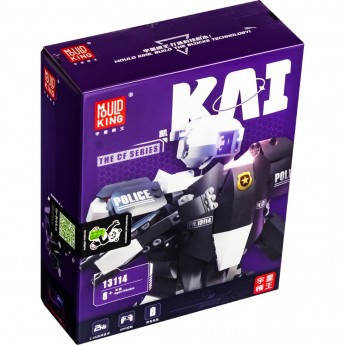 Конструктор MOULD KING TECHNIQUE 13114 РОБОТ-ПОЛИЦЕЙСКИЙ с ДУ
